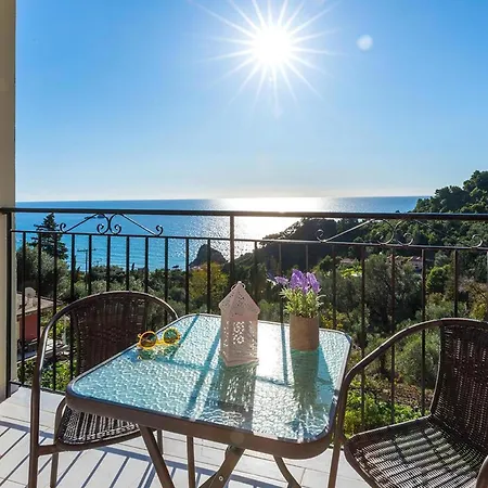 Daire With Sea View And Pool - Corfu Pelekas